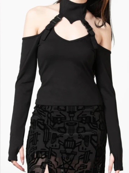 Killstar Tops - BNWT KILLSTAR ORALIA COLD SHOULDER TOP XL